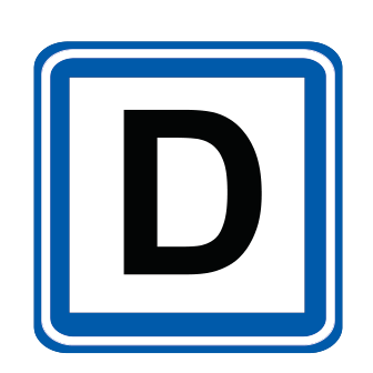 B-22 B-22 - Durak trafik levhası