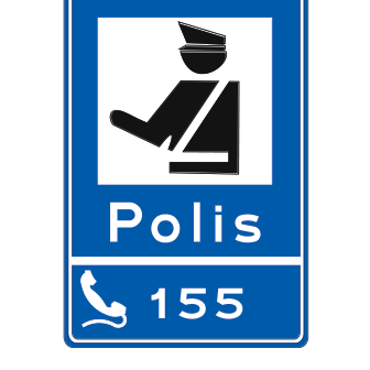 B-41 B-41 - Polis trafik levhası