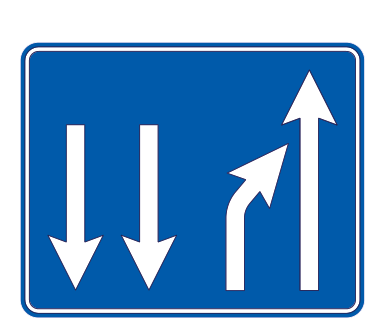 B-50d B-50d - Şerit Düzenleme (4) trafik levhası