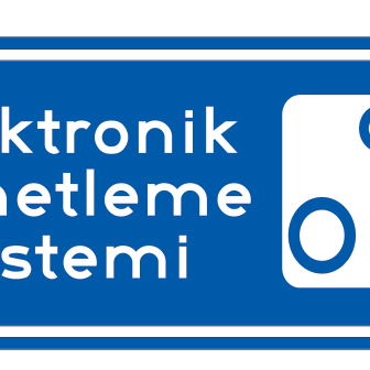 B-61c B-61c - Elektronik Denetleme (Uyarı) trafik levhası
