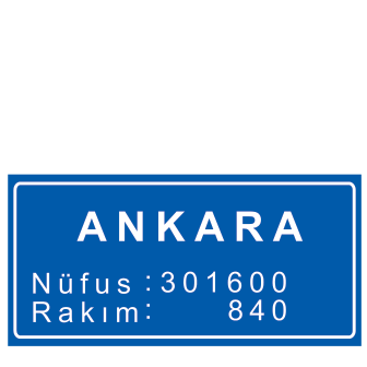 B-9a B-9a - Meskun Mahal trafik levhası