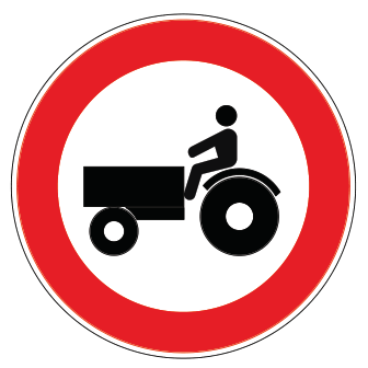 TT-15 TT-15 - Tarım Traktörü Giremez trafik levhası